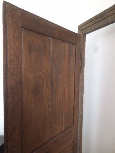 Antique door in solid oak