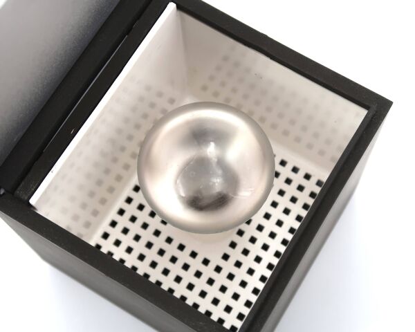 Lampe Cuboluce Cini & Nils noir mat Opi Design, années 80