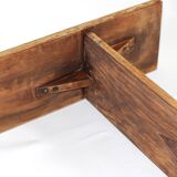 Farm bench in chene