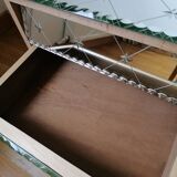 Art Deco style mirrored bedside table