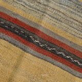 Turkish Anatolian Carpet, Vintage Pattern Rug, 163x259 Cm