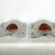 Mazzega, Mid-Century Modern Large Murano glass sconces. Set of two