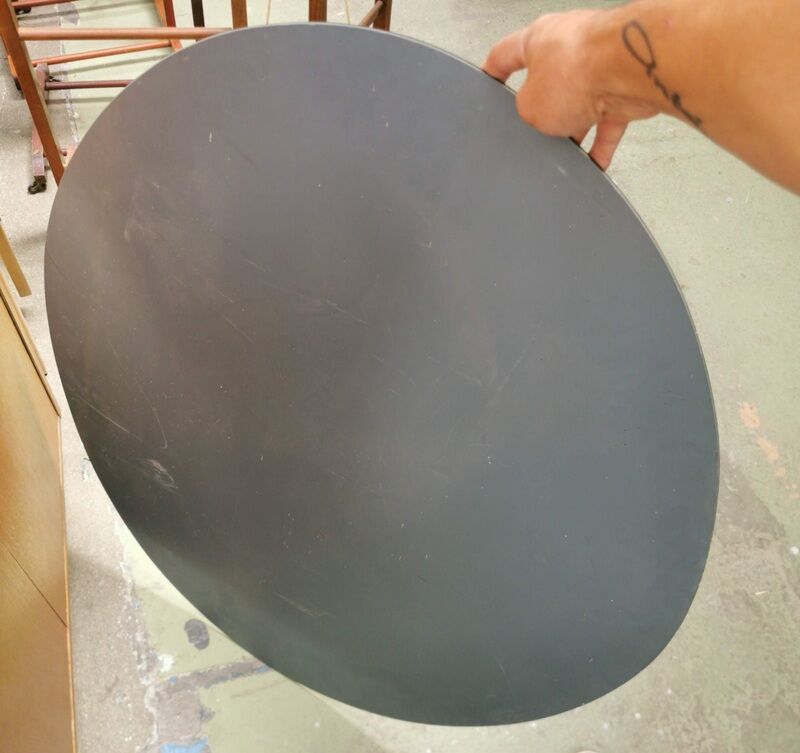 Oval beveled mirror 97x80cm