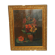 oil on flower bouquet panel