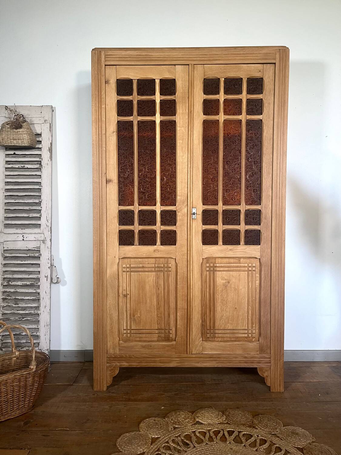 Parisian glass cabinet