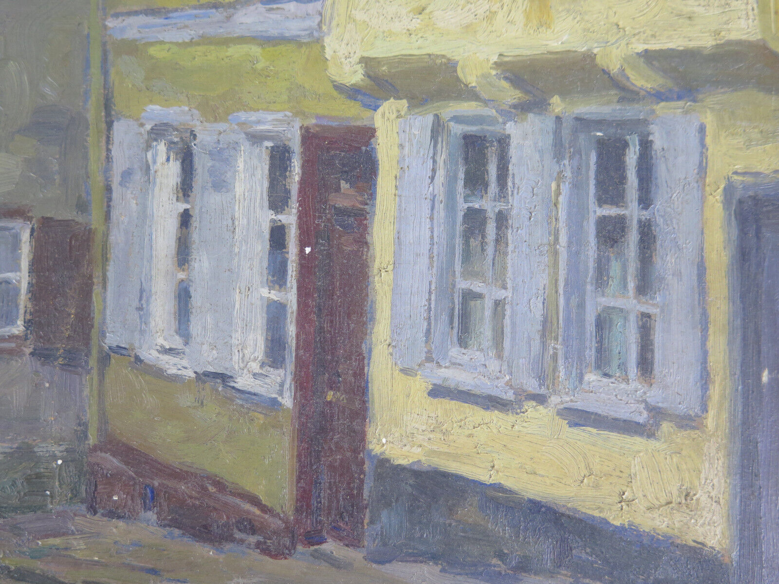 Antique painting by Pierre Boissart (1878-1944) signed country view B8