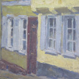 Antique painting by Pierre Boissart (1878-1944) signed country view B8