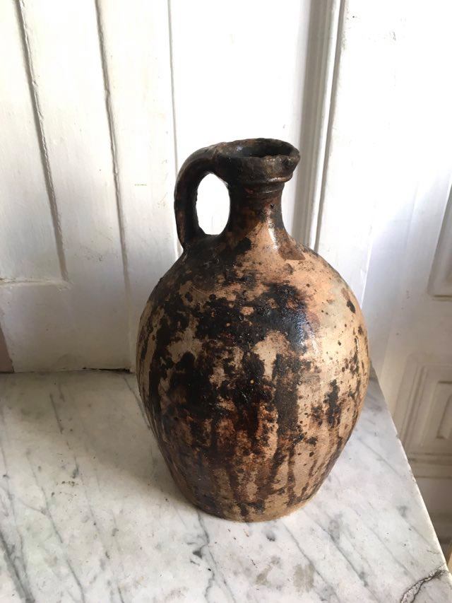 Old wabi sabi jar