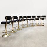 Swedish vintage design bar stools Borje Johanson