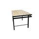 Table d'appoint vintage en mosaïque de céramique / table basse