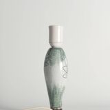 Scandinavian Modern Ceramic Butterfly Motif Table Lamp by Tilgmans, Sweden 1960