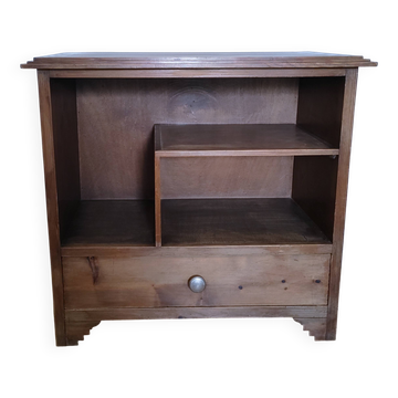 mid-20th century pine drawer shelf
