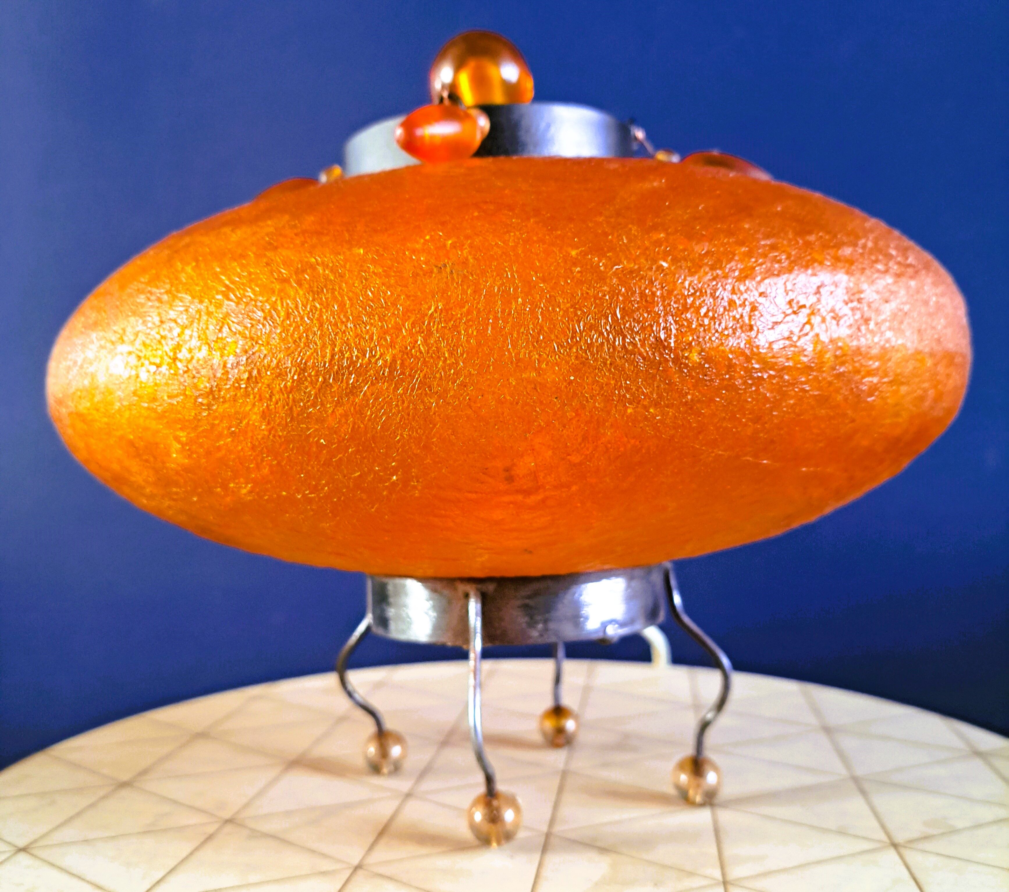 Vintage ufo space age lamp