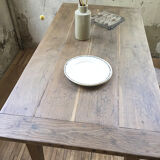 Oak farm table
