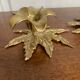 Pair of vintage brass candle holders