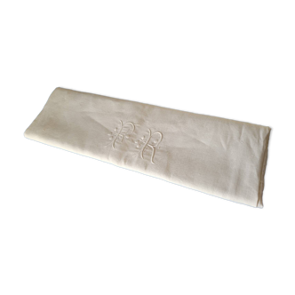 Old linen tablecloth