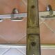 Beautiful vintage aluminum dressing coat door Vintage 6 patères