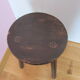 Tabouret tripode en bois