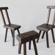 Chaises et tabouret Mobichalet vintage