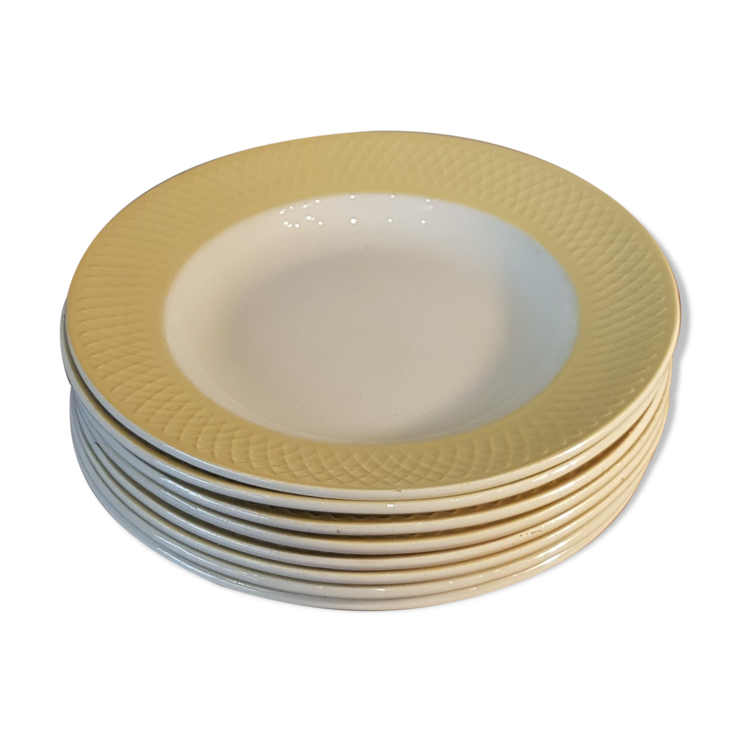 8 soup plates from the 1950s