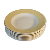 8 soup plates from the 1950s