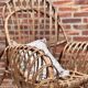 Vintage rattan armchair