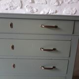 Clear khaki dresser