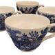 4 English porcelain cups
