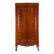 Antique wooden cabinet with inlay and bronze decorations, France ca. 1860