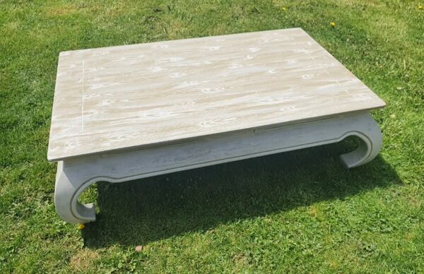 Table basse relookée