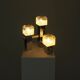 Table lamp with Murano glass shades by Gaetano Sciolari