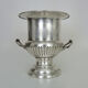 Champagne bucket shape Vintage Medici in silver metal. Year 60 70