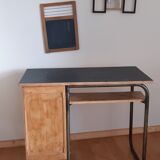 Old metal and wood desk