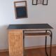 Old metal and wood desk