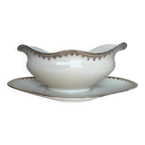 Saucière en porcelaine blanche