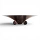 WMF Ikora sculptural Bauhaus bowl, silver-plated brass, by Paul Haustein, 1