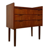 1960s Vintage Small Danish Teak Dresser by Edmund Jørgensen