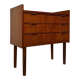 1960s Vintage Small Danish Teak Dresser by Edmund Jørgensen