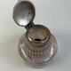 Old glass inkwell