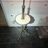 Napoleon III floor lamp in bronze and brass