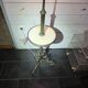 Napoleon III floor lamp in bronze and brass
