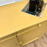 Honey yellow vintage Parisian sideboard