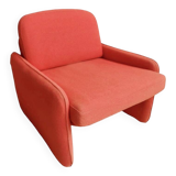 Chauffeuse rouge années 70