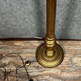 old column floor lamp in gilded wood Louis XVI style
