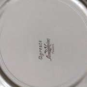 Deux assiettes plates Sarreguemines Agreste