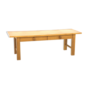 Banc minimaliste en chêne, Suède,