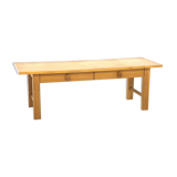 Banc minimaliste en chêne, Suède, 1960