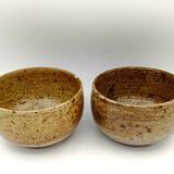 2 stoneware bowls by Charles GAUDRY