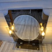 Vintage Italian mirror style ISA, Fontana Arte, 1970s.