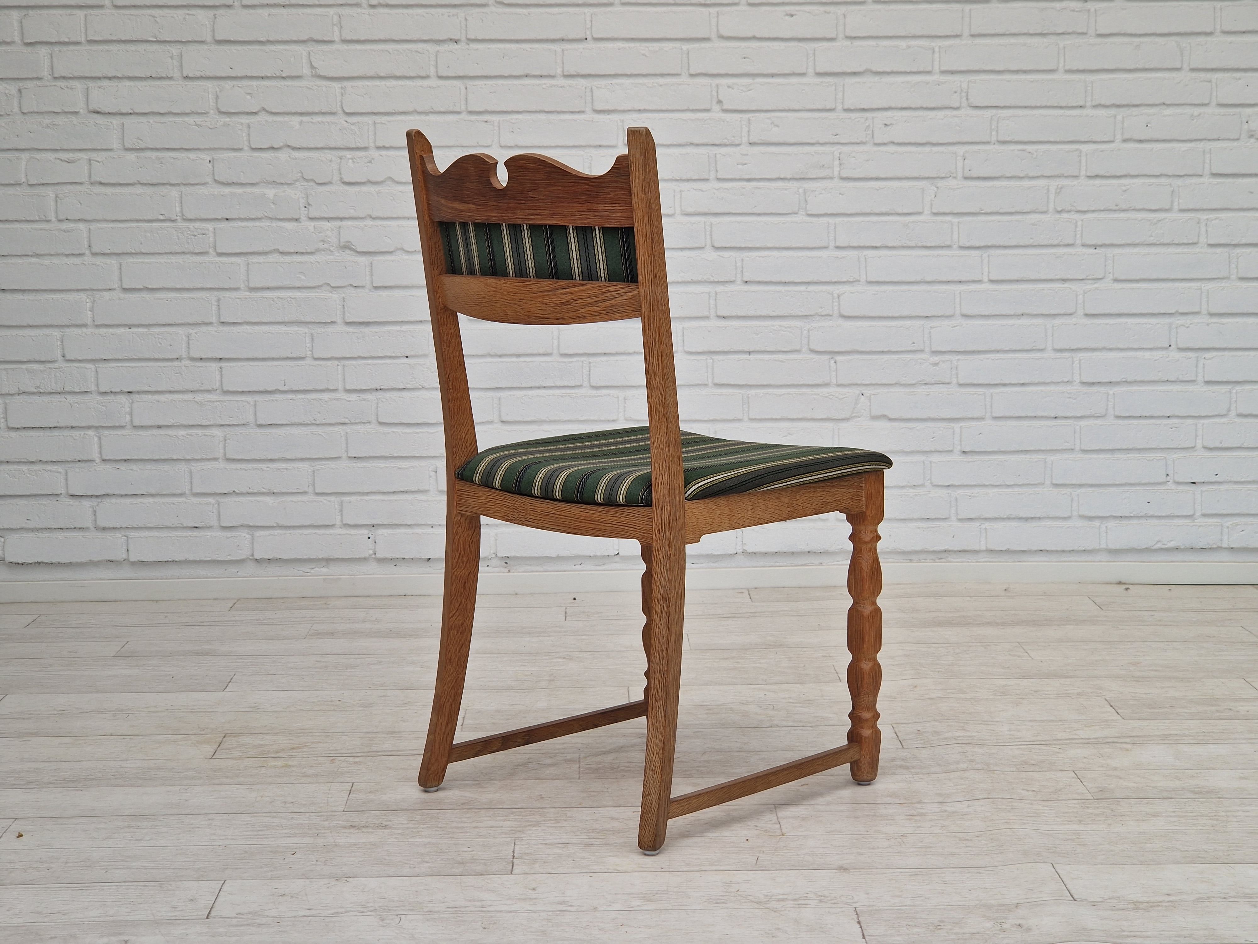 Set of six dining chairs danish design 1970S